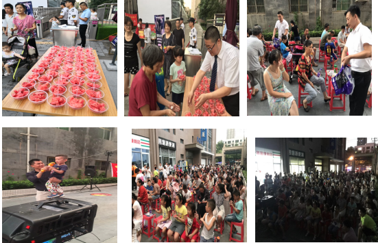 炎炎夏日夜，業(yè)主愜意情
